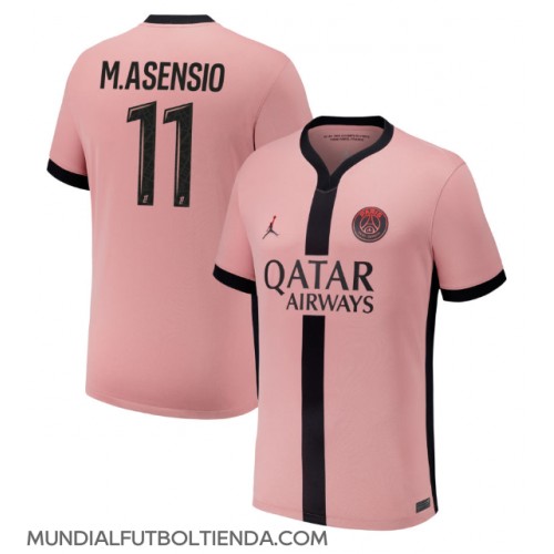 Camiseta Paris Saint-Germain Marco Asensio #11 Tercera Equipación Replica 2024-25 mangas cortas